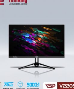 Màn Hình Phẳng LCD 22" VSP V2205H FHD VA 75Hz 6.5Ms LED Monitor Black New