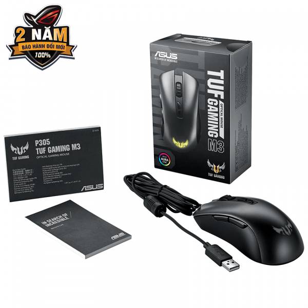 CHUỘT ASUS TUF M3 GAMING NEW- HÀNG CHÍNH HÃNG