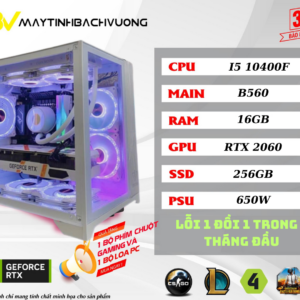 PC GAMING B560M I5 10400F 16GB RTX 2060(VGA đã qua sử dụng)