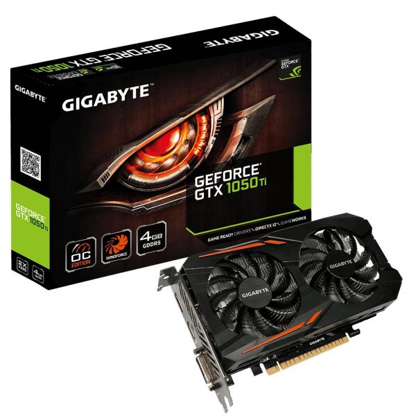 VGA GIGABYTE GTX 1050TI 4GB 2FAN 2ND