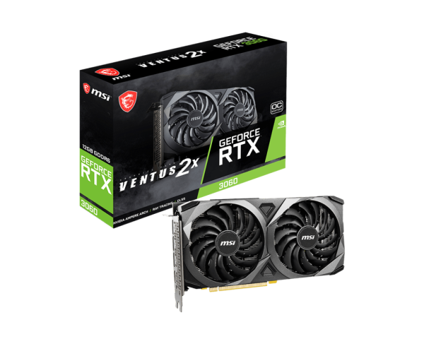 VGA MSI GeForce RTX 3060 VENTUS 2X 12GB OC 2ND