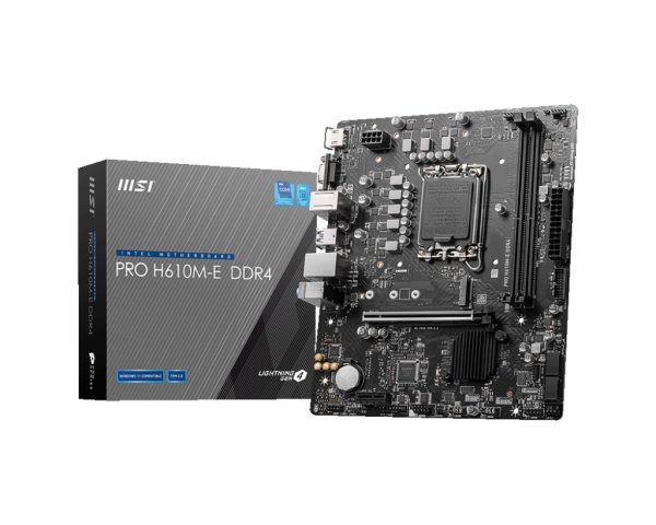 MAINBOARD MSI PRO H610M-E DDR4 NEW