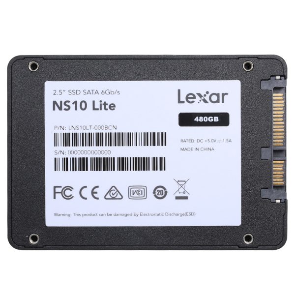 Ổ Cứng SSD Lexar NS10 Lite 480GB 2.5” SATA III (6Gb/s) New