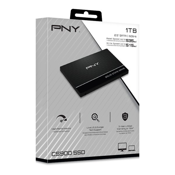Ổ CỨNG SSD PNY CS900 1TB 2.5INCH SATA III NEW