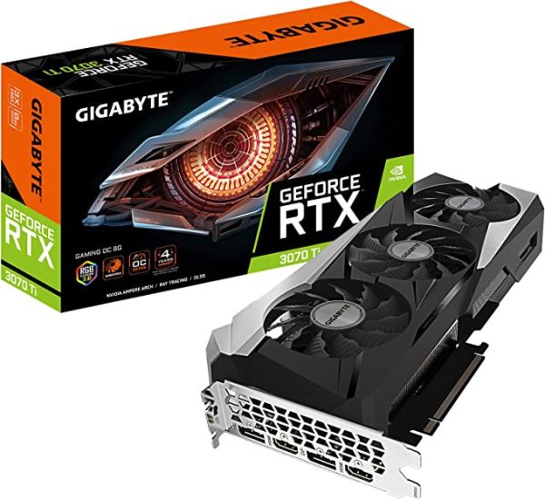 VGA GIGABYTE GeForce RTX 3070 Ti GAMING OC 8G (GV-N307TGAMING OC-8GD) 2ND