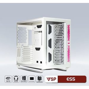 VỎ CASE VSP MIRROR ES5 GAMING WHITE NEW