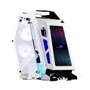 VỎ CASE VSP E-ROG ES8 WHITE GAMING (SẴN 5 FAN LED) NEW