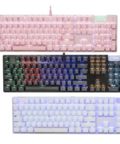 BÀN PHÍM CƠ EDRA EK387L PINK NEW BOX