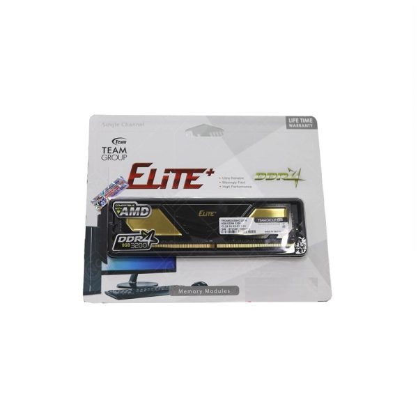 RAM TEAMGROUP ELITE PLUS 8GB BUS 3200 DDR4 NEW BOX