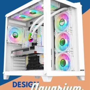 VỎ CASE AQUARIUM GIPCO- GW258 WHITE NEW