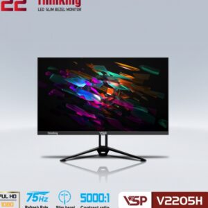 Màn Hình Phẳng LCD 22" VSP V2205H FHD VA 75Hz 6.5Ms LED Monitor Black New