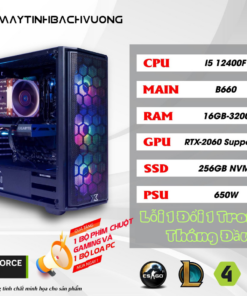 PC GAMING B660/I5 12400F/RTX 2060S (VGA qua sử dụng - Linh kiện còn lại All NEW)