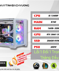 PC GAMING B760/I5 13400F/RTX 3060 (VGA qua sử dụng - Linh kiện còn lại All NEW)