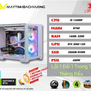 PC GAMING B760/I5 13400F/RTX 3060 (VGA qua sử dụng - Linh kiện còn lại All NEW)