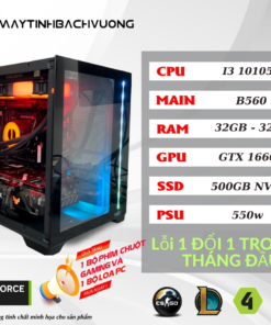 PC GAMING B560/I3 10105F/GTX 1660S (VGA qua sử dụng - Linh kiện còn lại All NEW)