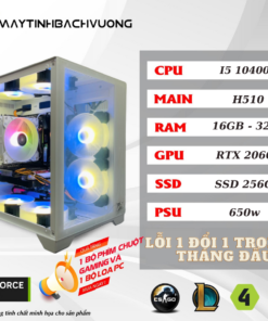 PC GAMING H510M-I5 10400F - RTX 2060S 8GB (VGA qua sử dụng-Linh kiện còn lại All NEW)