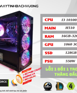 PC VP H510/I3 10100F/ 1060 QSD