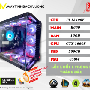 PC GAMING B660/I5 12400F/GTX 1660S (All NEW)