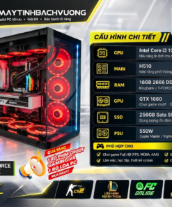PC GAMING H510/I3 10105F/GTX 1660/ RAM 16gb