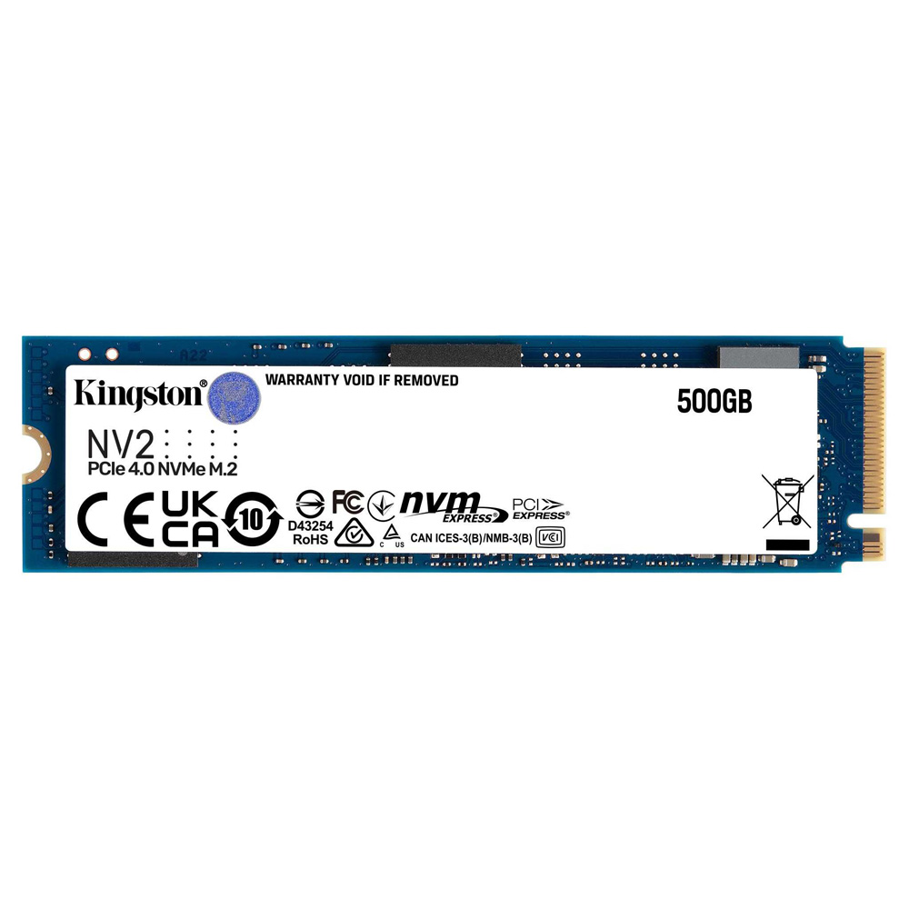 Ổ cứng SSD Kingston NV2 500GB PCIe Gen4.0 x4 NVMe M.2 (SNV2S/500G) New