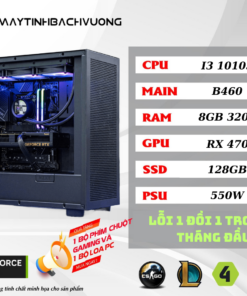 PC GAMING B460M/I3 10105F/RAM 16G/RX 470 8GB NEW