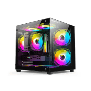 VỎ CASE CENTAUR HYPER GAMING - Black M-ATX, Chưa Kèm FAN NEW