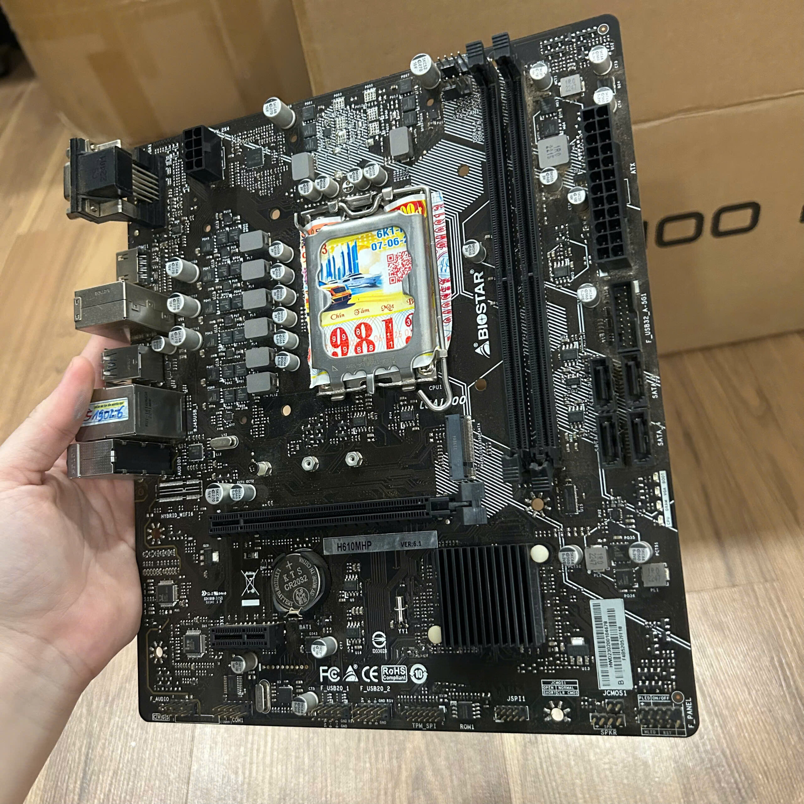 Mainboard BIOSTAR H610MHP D4 2ND - Ảnh 5