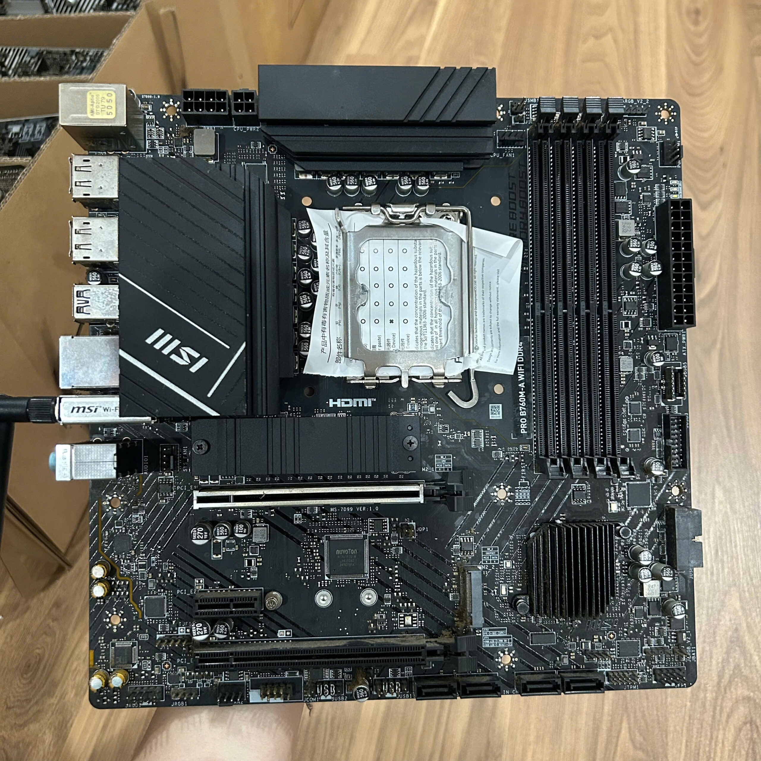 Mainboard MSI PRO B760M-A Wifi DDR4 2ND