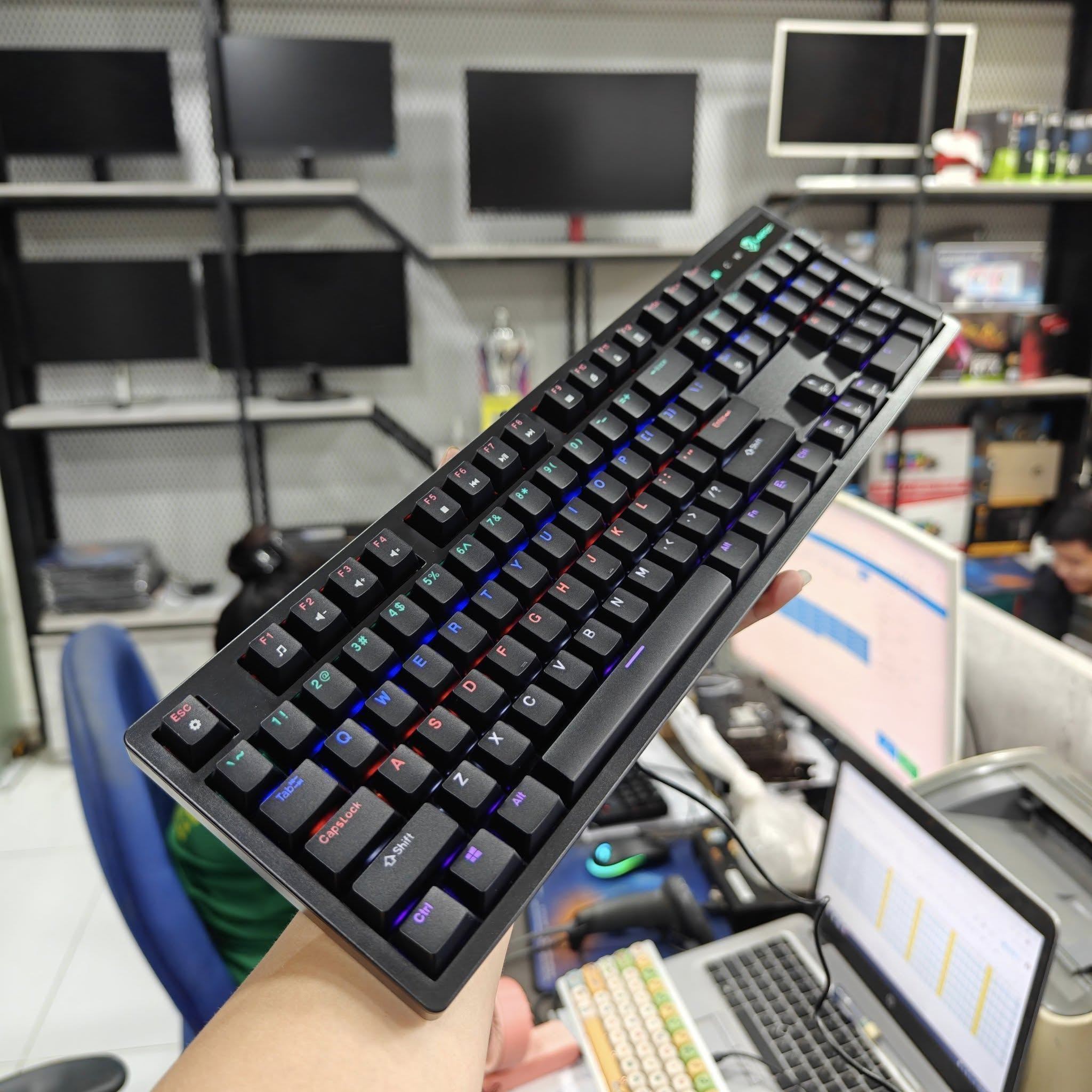 Bàn Phím Cơ Gaming LAPOP WK85 BLACK NEW - Ảnh 3