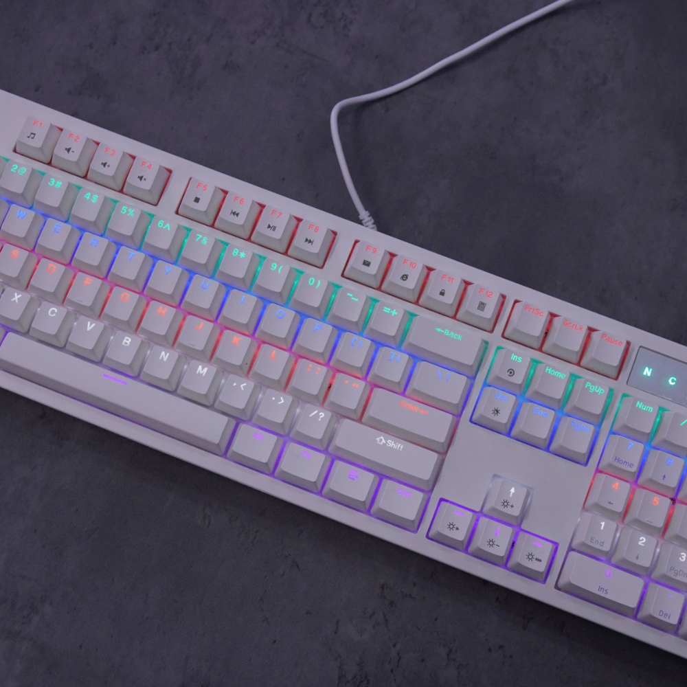 Bàn Phím Cơ Gaming LAPOP WK85 WHITE NEW - Ảnh 3